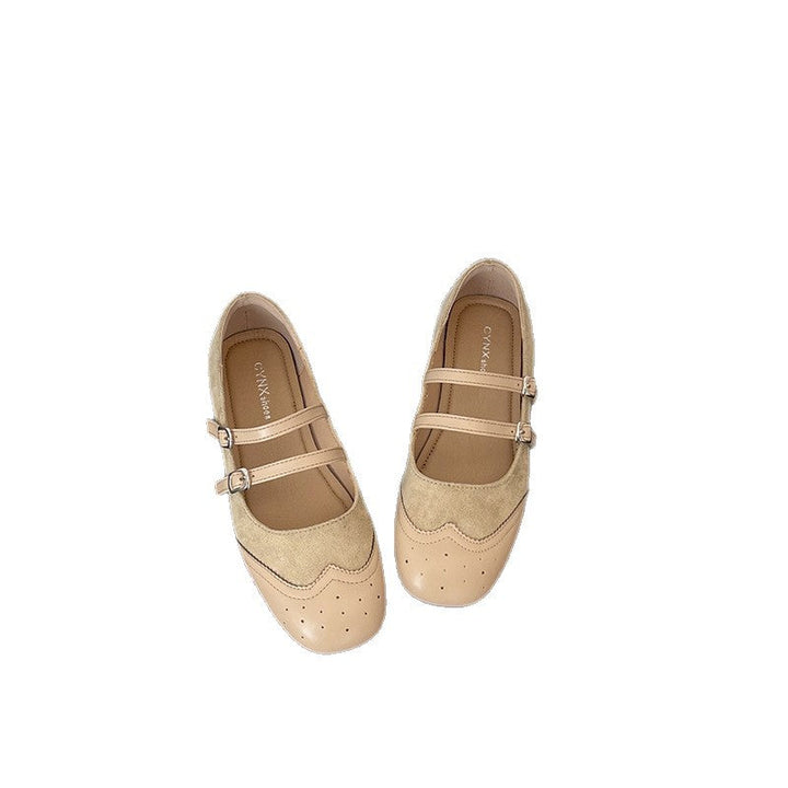 Damen Ballerinas mit doppeltem Riemen und elegantem Design Drune