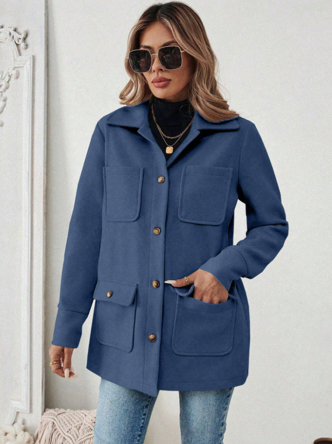 Damen Modische Utility-Jacke
