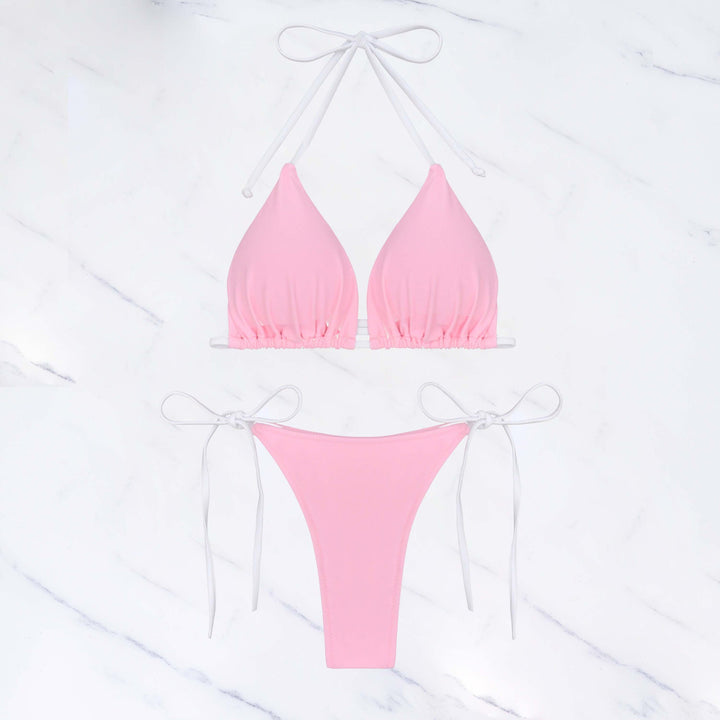 Damen Triangel-Bikini-Set mit verstellbaren Trägern Drune