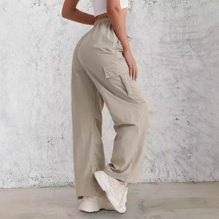 Damen Cargo-Hose mit praktischem Gummizug und modischen Seitentaschen Drune