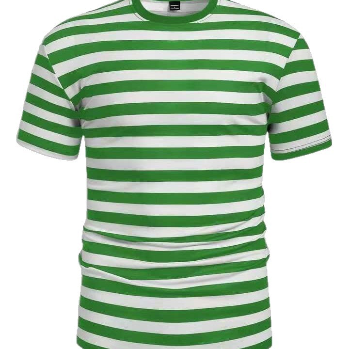 Herren Freizeit T-Shirt mit auffälligen Streifen Drune