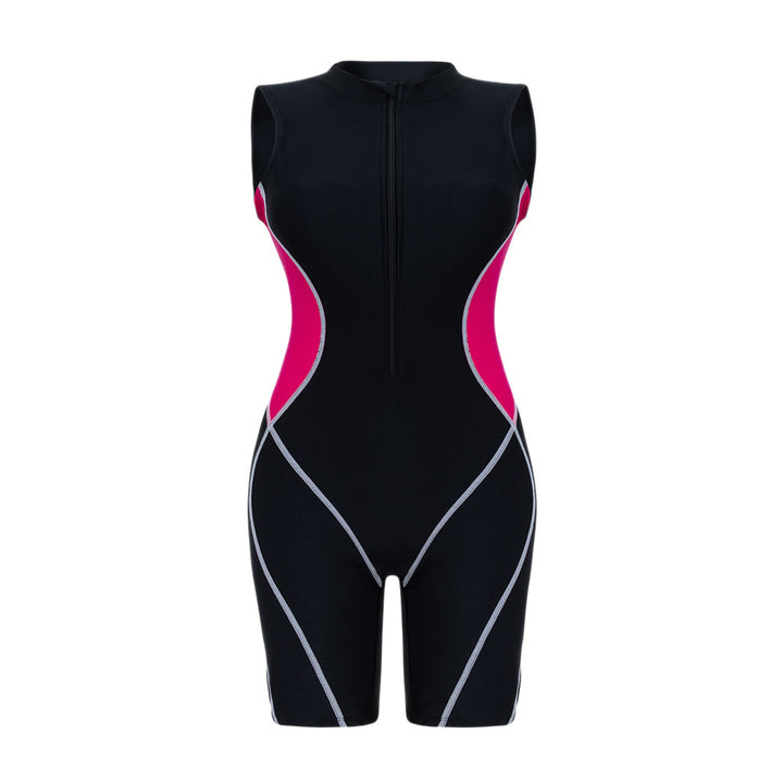Damen Sportlicher Neoprenanzug mit Reißverschluss Drune