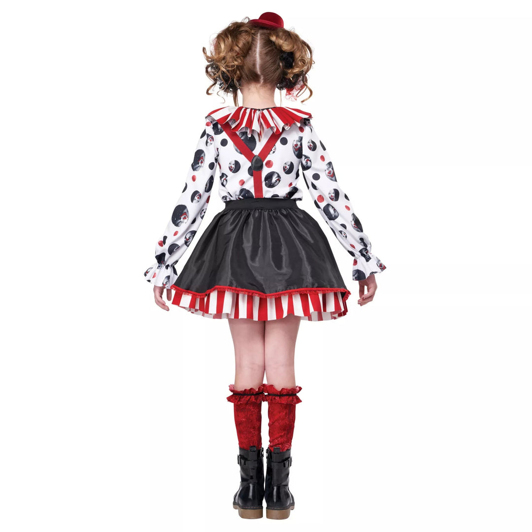 Mädchen Clown Kostüm Drune