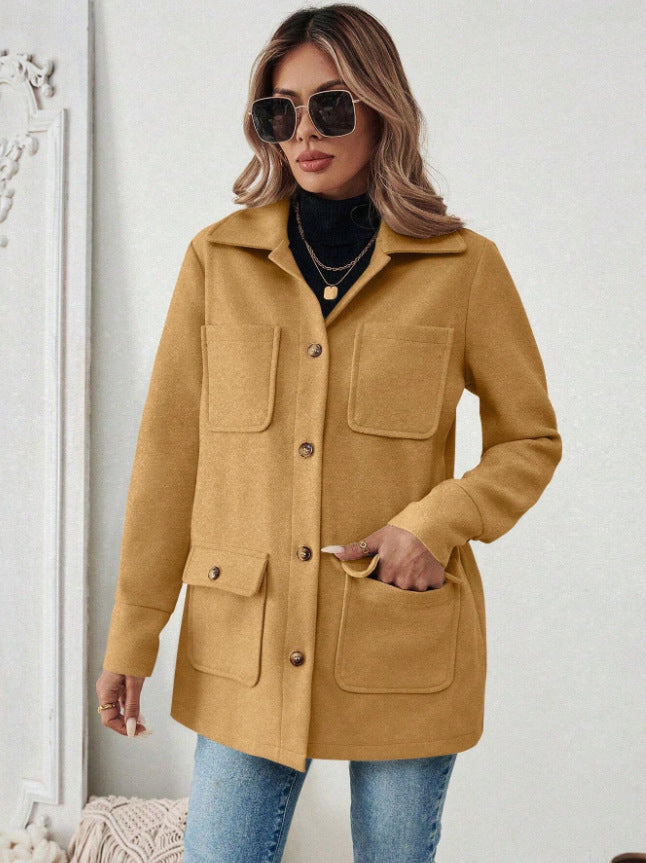 Damen Modische Utility-Jacke