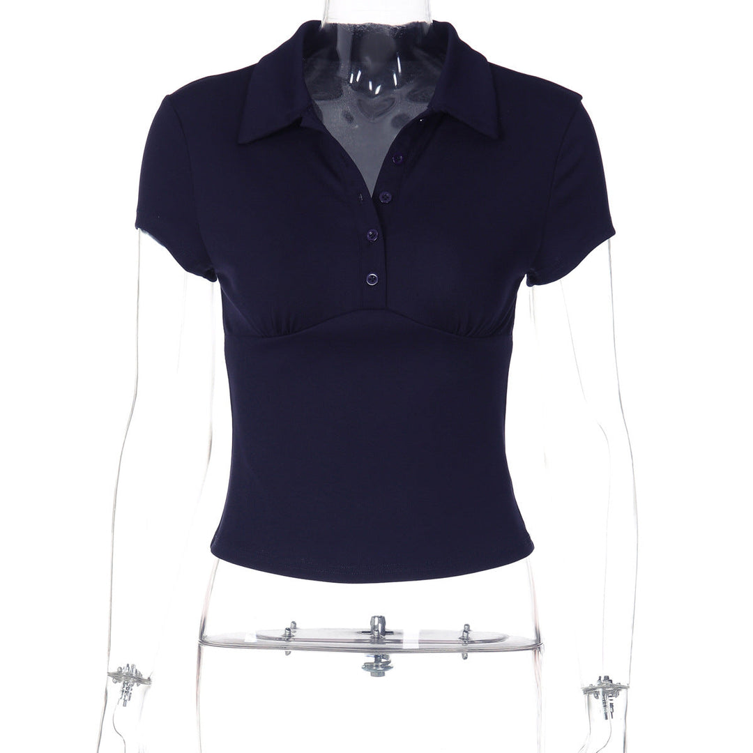Damen Kurzärmliges Poloshirt mit taillierter Passform Drune