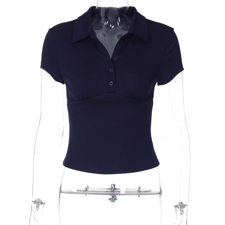 Damen Kurzärmliges Poloshirt mit taillierter Passform Drune