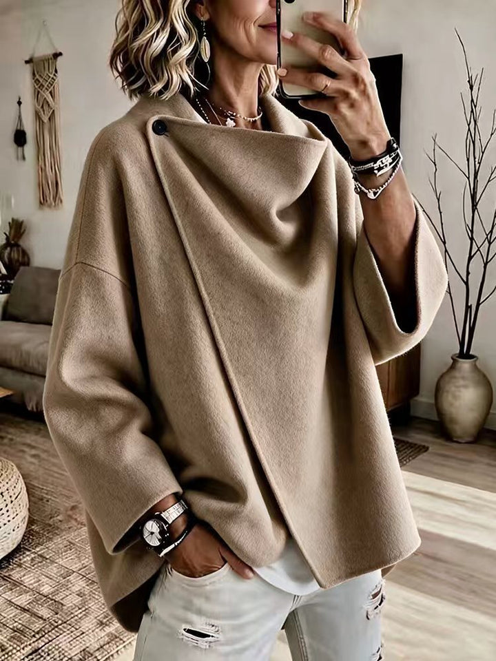 Damen Stilvolle Oversized Jacke Drune