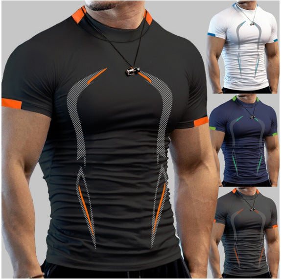 Herren Fitness T-Shirt mit atmungsaktiver Kompressionstechnologie Drune