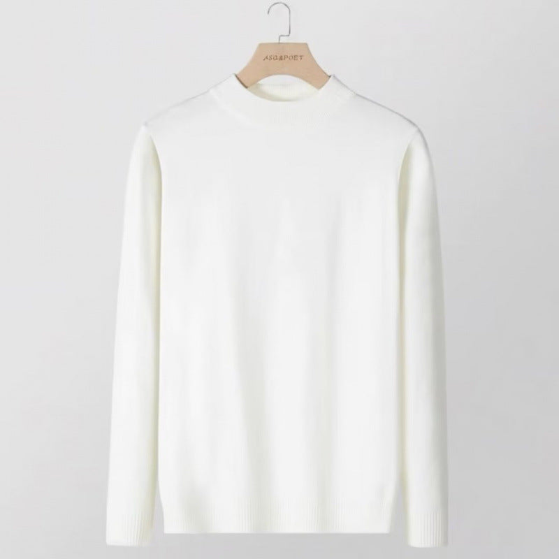 Damen Feinstrick-Stehkragenpullover aus Baumwollmix mit gerippten Bündchen Drune