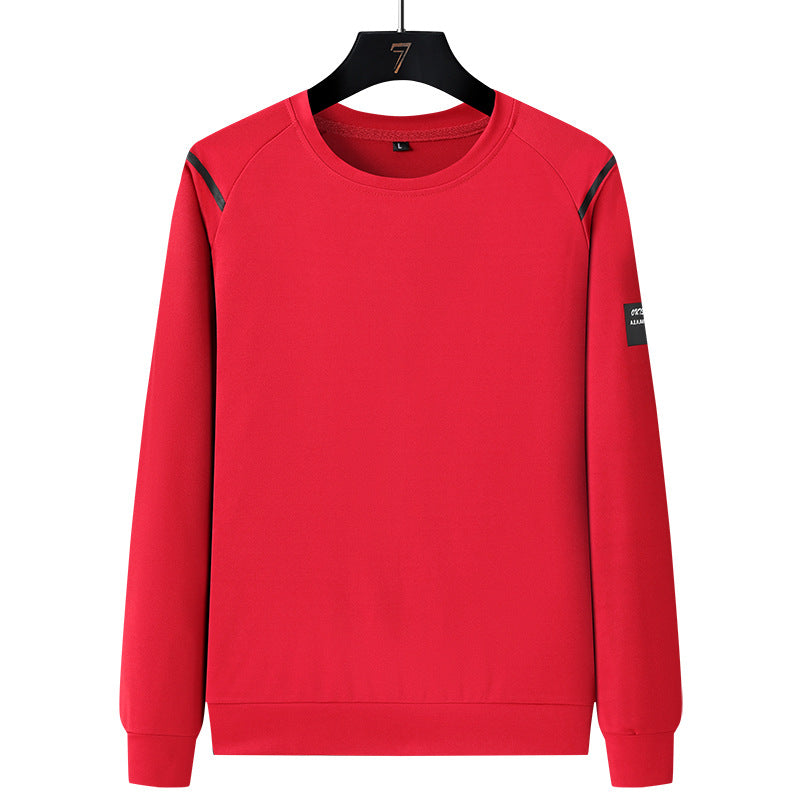 Herren Sportlicher Trainingsanzug-Set mit Reißverschlussjacke, Rundhalsausschnitt-Sweatshirt und Slim-Fit Jogginghose Drune