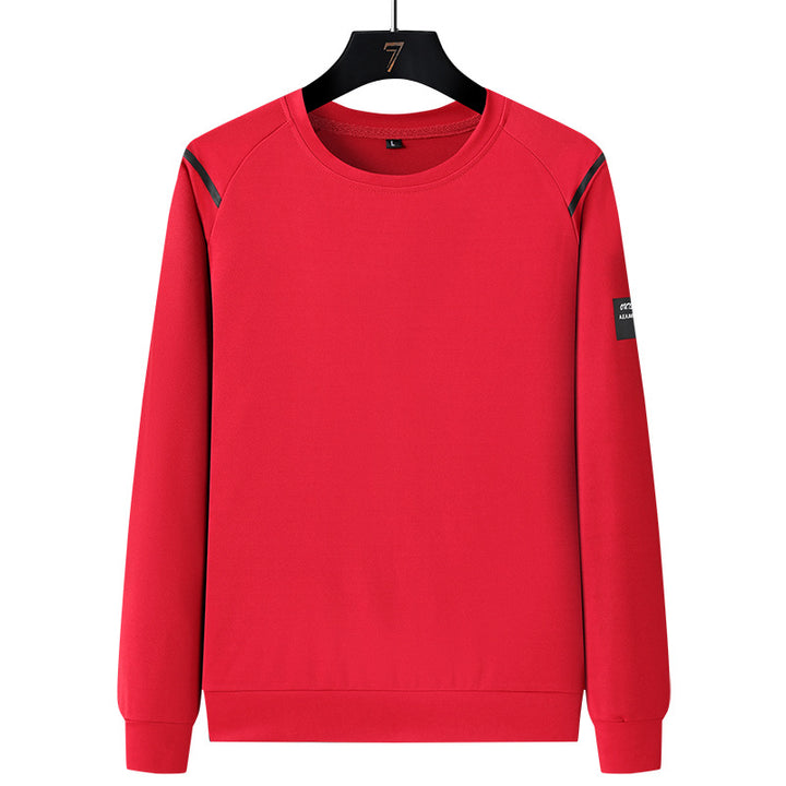 Herren Sportlicher Trainingsanzug-Set mit Reißverschlussjacke, Rundhalsausschnitt-Sweatshirt und Slim-Fit Jogginghose Drune