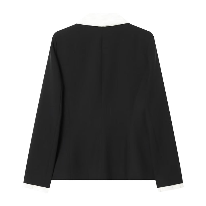 Damen Weite High‑Waist-Hose mit elastischem Bund, Bügelfalte und Seitentaschen Drune