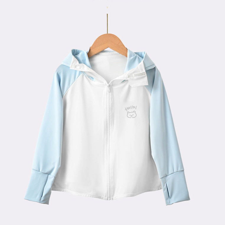 Mädchen funktionale UV-Schutzjacke mit Kapuze Drune
