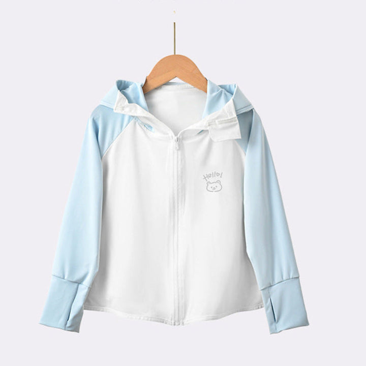 Mädchen funktionale UV-Schutzjacke mit Kapuze Drune