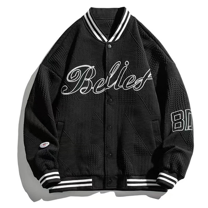 Herren Sportliche Bomberjacke mit strukturiertem Design Drune
