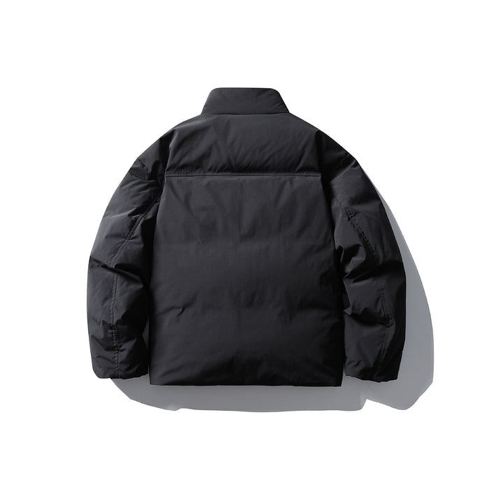 Herren Boxy Thermo-Isolationsjacke mit hohem Stehkragen und minimalistischer Außenhülle Drune