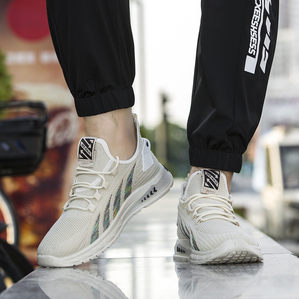 Herren Leichte Sneaker mit atmungsaktiven Mesh-Einsätzen und dämpfender Sohle Drune
