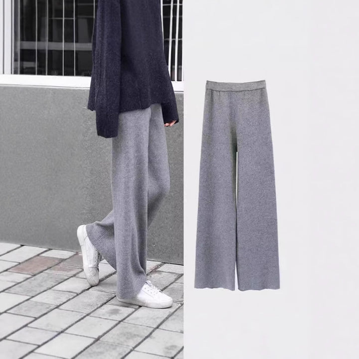 Damen Weite, elegante Palazzo-Hose Drune