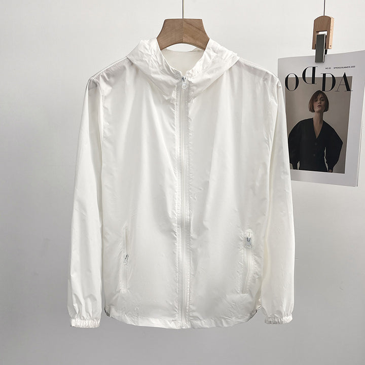 Damen Leichte Übergangsjacke mit Kapuze und Reißverschluss Drune