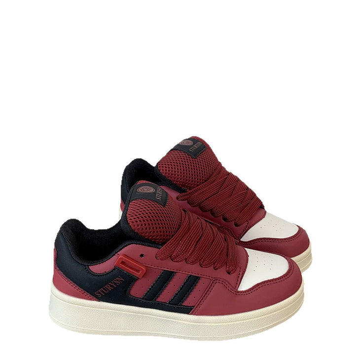 Damen Sportliche Sneakers mit atmungsaktivem Mesh-Obermaterial und dämpfender Sohle Drune