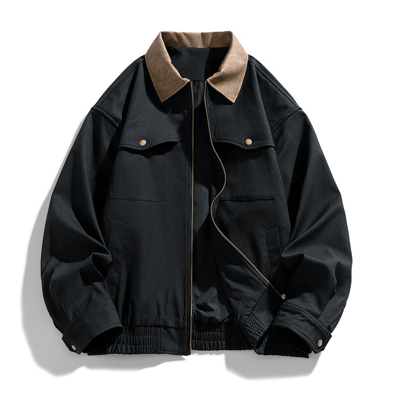 Herren Modische Nylonjacke mit Taschen Drune