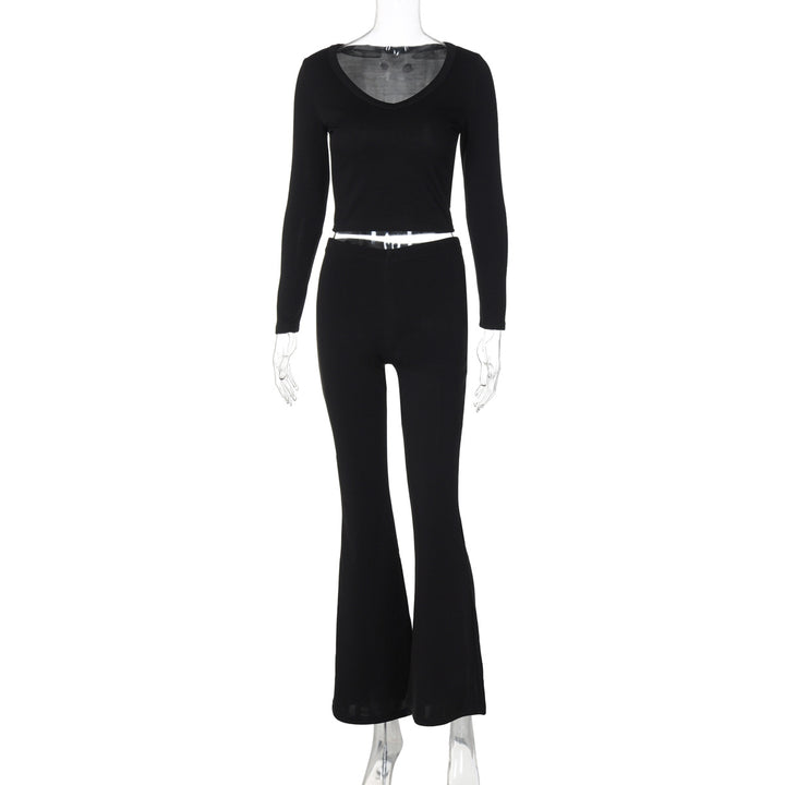 Damen modischer Jumpsuit mit lässigem Schnitt und weichem Material Drune