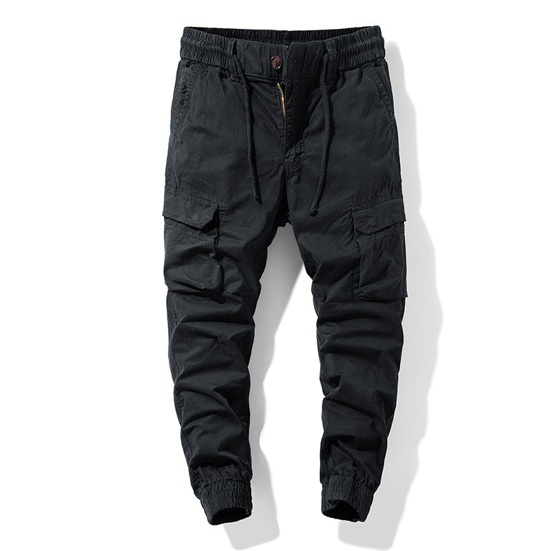 Herren Tapered‑Cargohose im Joggerstil mit elastischem Komfortbund und großzügiger Taschenorganisation Drune