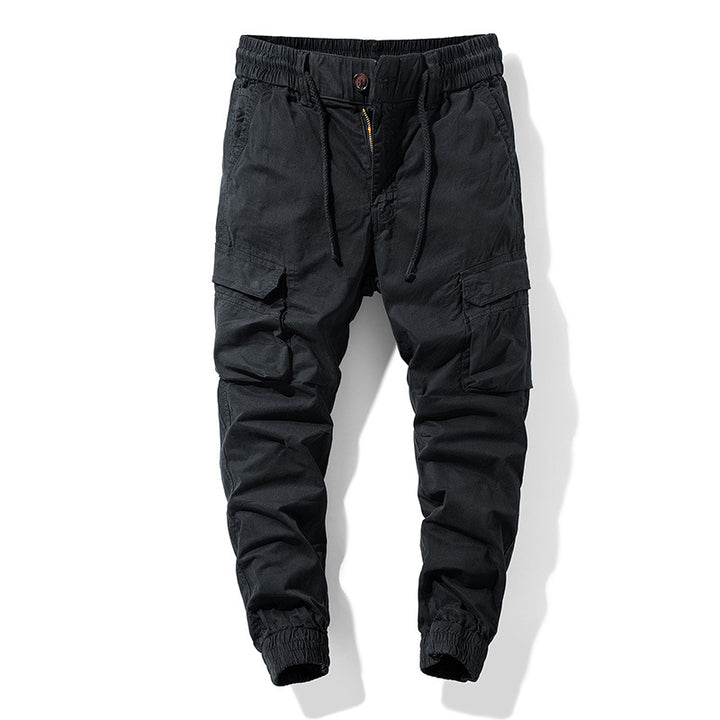 Herren Tapered‑Cargohose im Joggerstil mit elastischem Komfortbund und großzügiger Taschenorganisation Drune