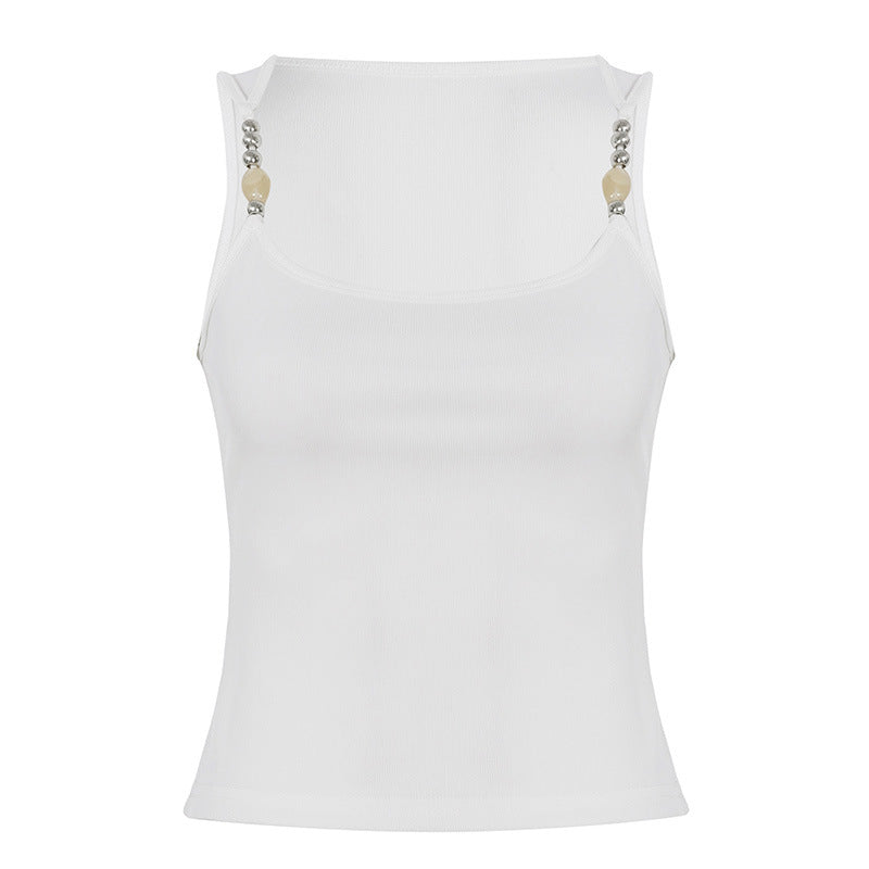 Damen Trägershirt mit asymmetrischem Schnitt und trendigem Design Drune