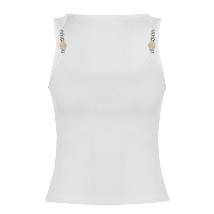 Damen Trägershirt mit asymmetrischem Schnitt und trendigem Design Drune