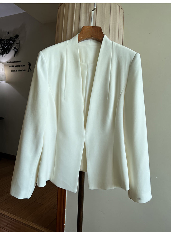 Damen Eleganter Blazer mit asymmetrischem Schnitt Drune