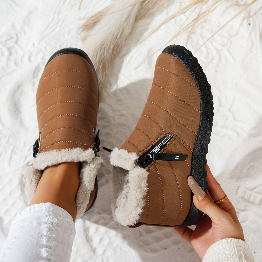 Damen Komfortable Winterboots mit kuscheligem Innenfutter Drune