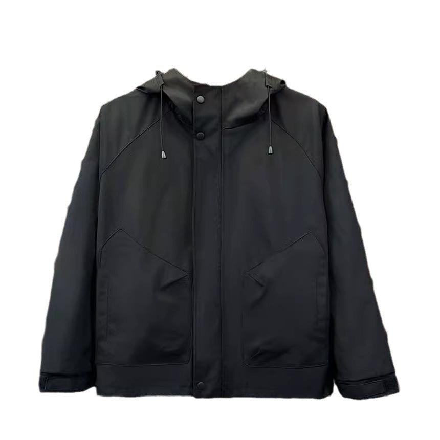 Herren Modische Kapuzenjacke mit vielseitigen Taschen Drune