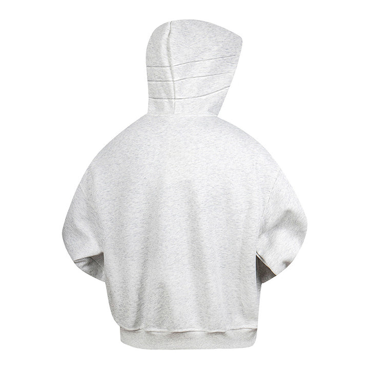 Unisex Oversize-Kapuzenpullover mit Kängurutasche und gerippten Bündchen Drune