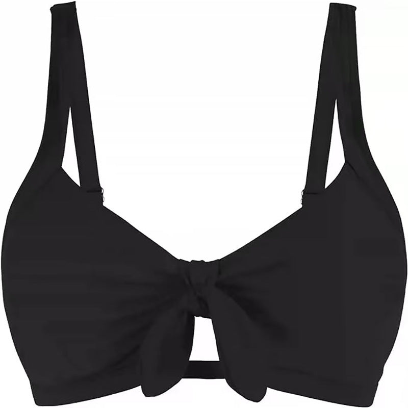 Damen Sportliches Bikinioberteil mit modischem Knotendetail Drune