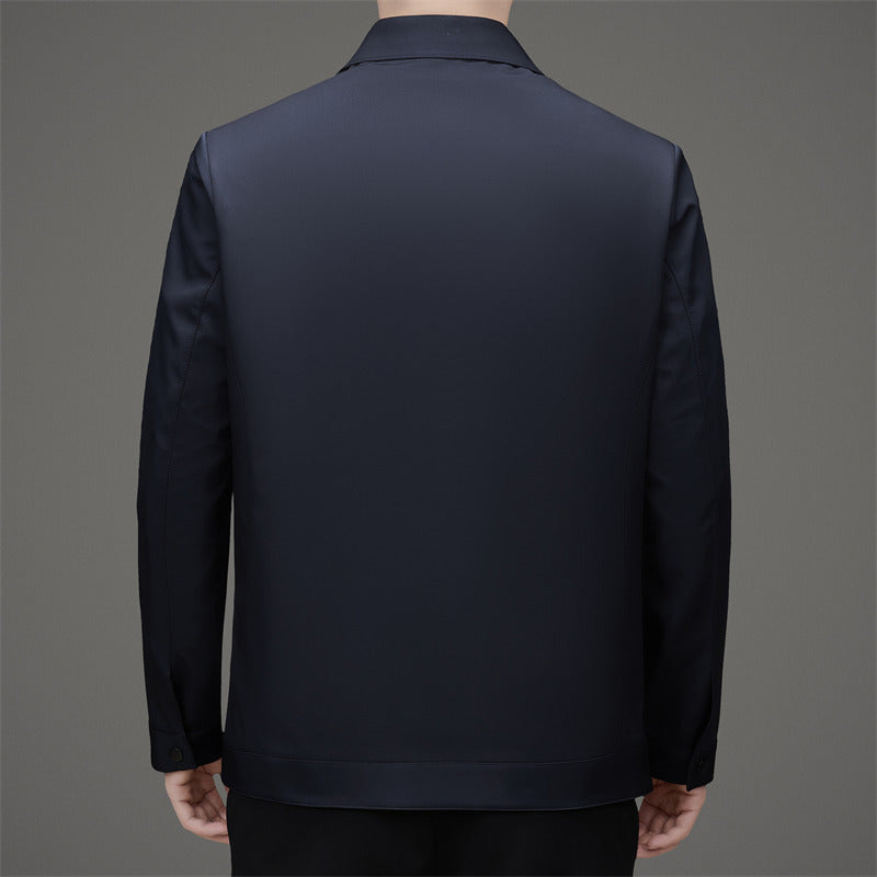 Herren elegante Freizeitjacke mit praktischem Stehkragen und atmungsaktiven Eigenschaften Drune