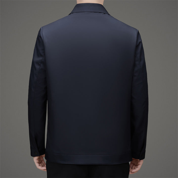 Herren elegante Freizeitjacke mit praktischem Stehkragen und atmungsaktiven Eigenschaften Drune