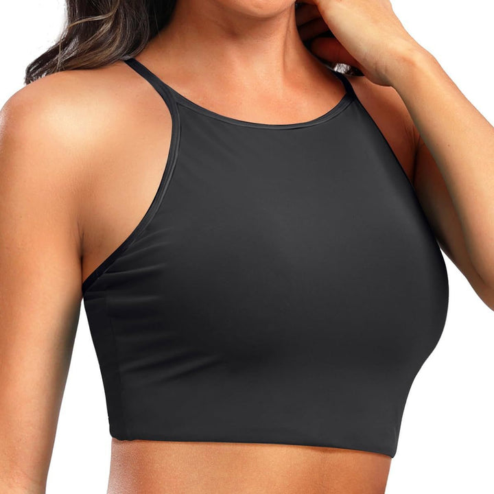 Damen Sportliches Crop-Top Drune