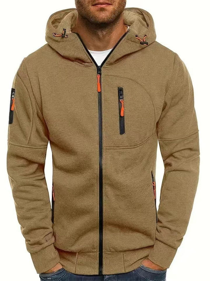 Herren Sportliche Kapuzenjacke mit praktischen Taschen Drune