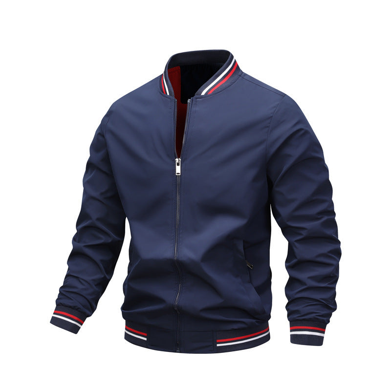 Herren Sportliche Retro Bomberjacke Drune