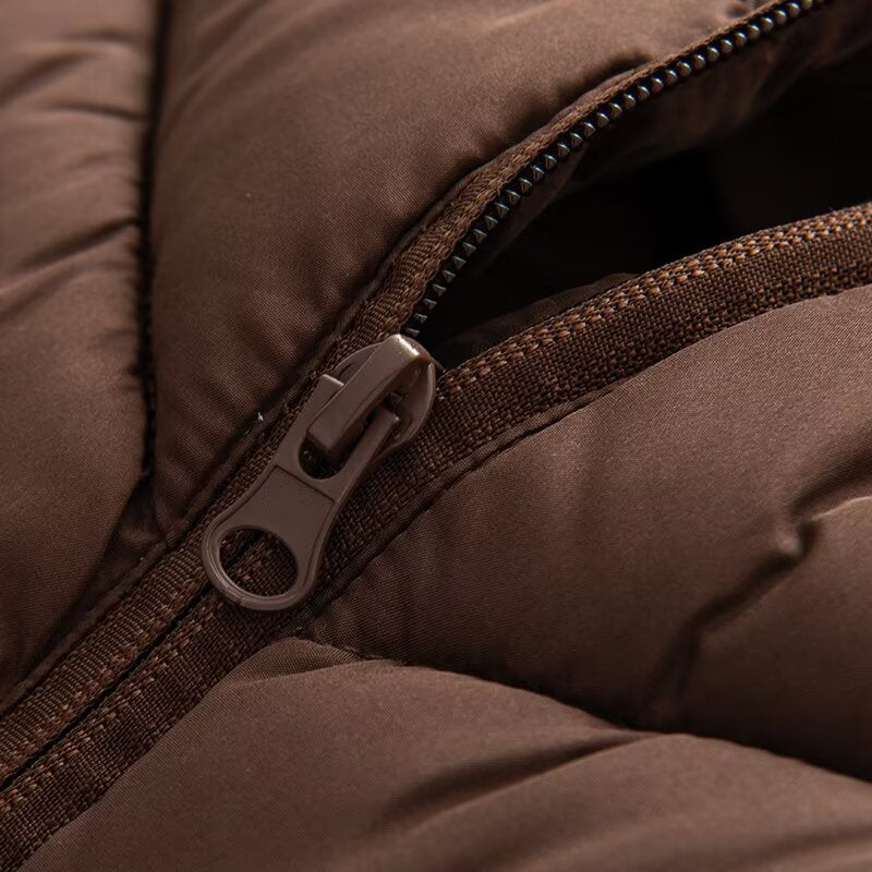 Damen Hybrid-Steppjacke mit Wattierung, Kapuze und elastischen Ärmel-Einsätzen Drune