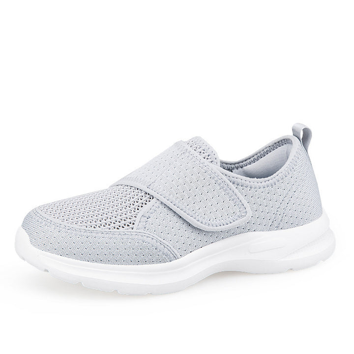 Unisex nan atmungsaktive Komfort-Halbschuh mit Klettverschluss und ergonomischer Dämpfung Drune
