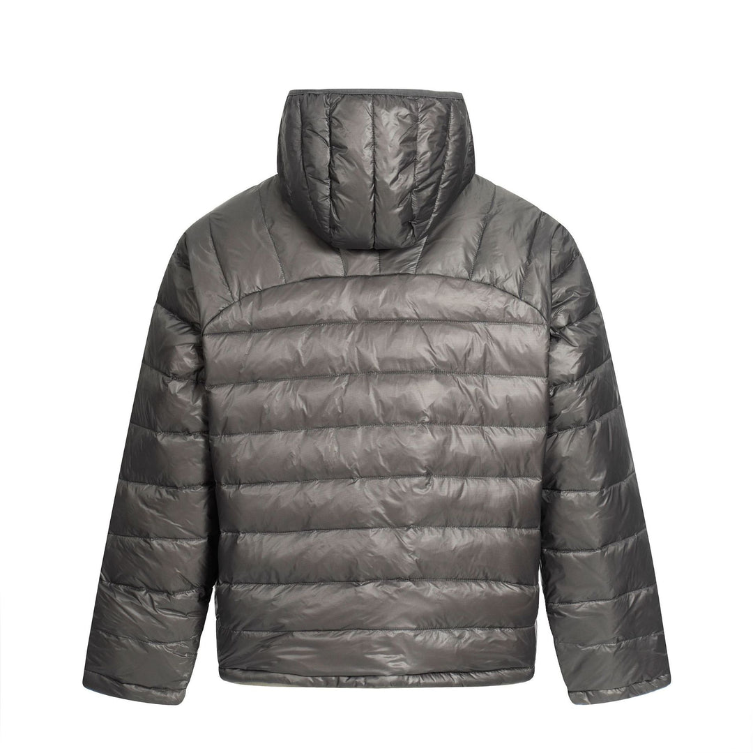 Herren Kurz geschnittener wattierter Halb-Zip Puffer mit Stehkapuze und ultraleichter Isolierung Drune