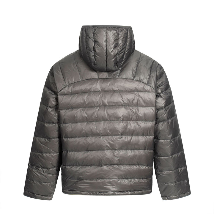 Herren Kurz geschnittener wattierter Halb-Zip Puffer mit Stehkapuze und ultraleichter Isolierung Drune