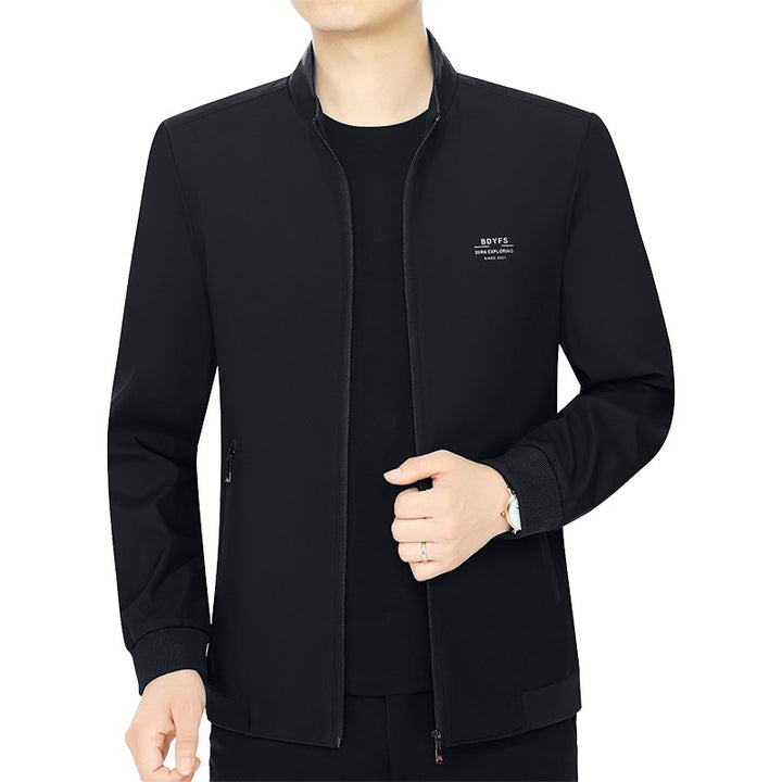 Herren Feldjacke mit Kontrast-Einsätzen und Brust-Reißverschlusstasche Drune