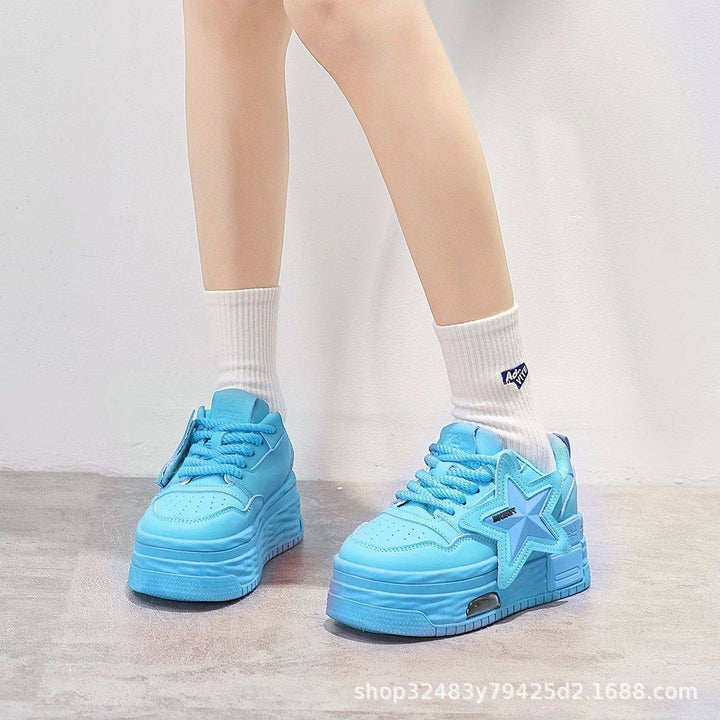 Damen Sportliche Sneakers mit modischem Sternen-Motiv und innovativer Dämpfung Drune