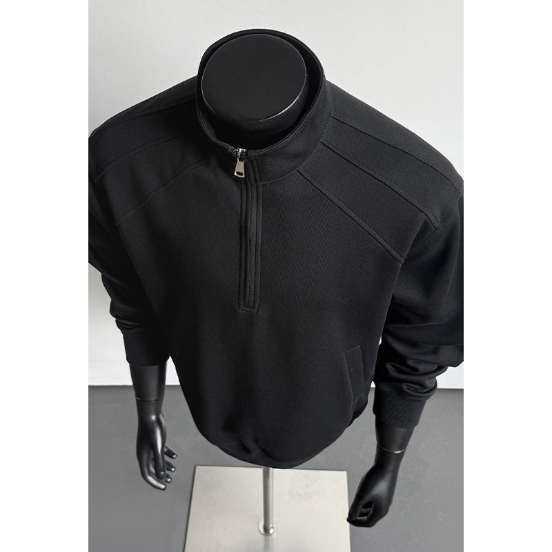 Herren Sportliches Zip-Sweatshirt mit modernem Schnitt Drune