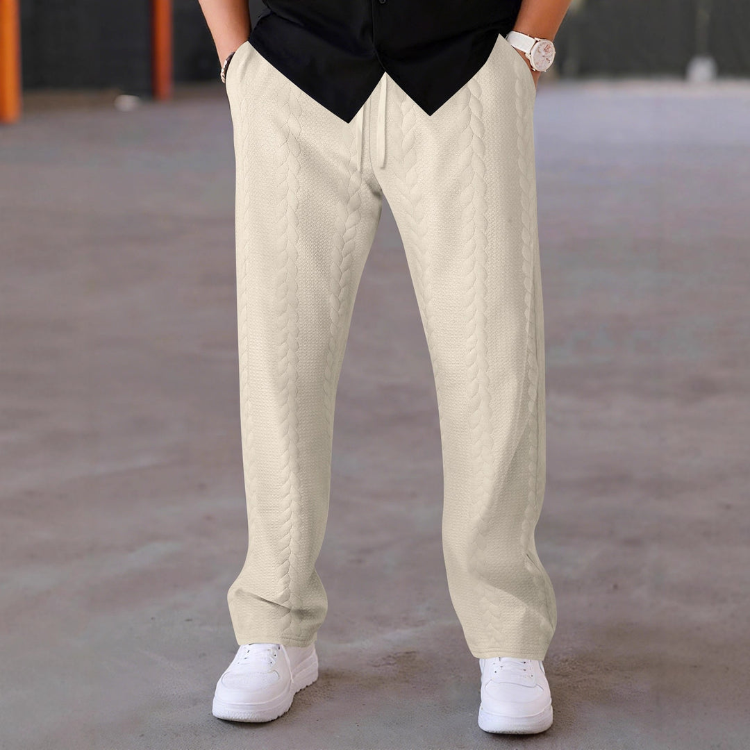 Herren modische Freizeithose mit innovativem Strukturdesign Drune