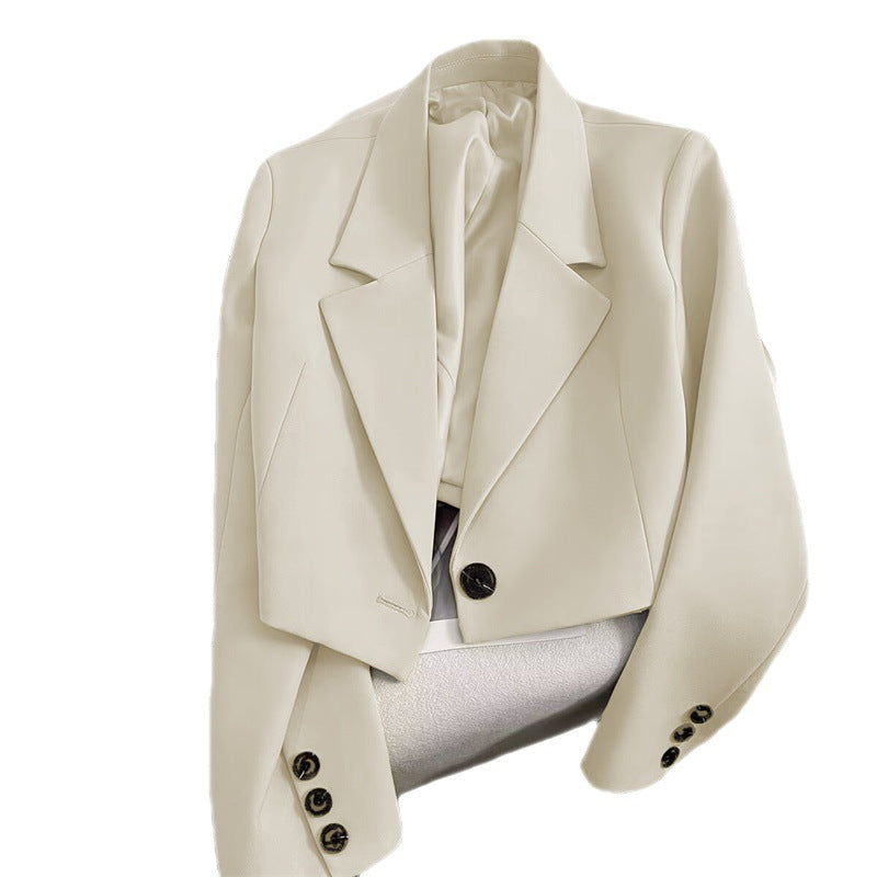 Damen Modischer und eleganter Cropped Blazer Drune
