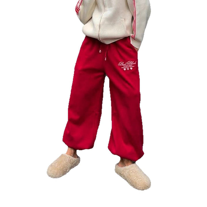 Damen Bequeme Freizeithose mit weitem Bein Drune